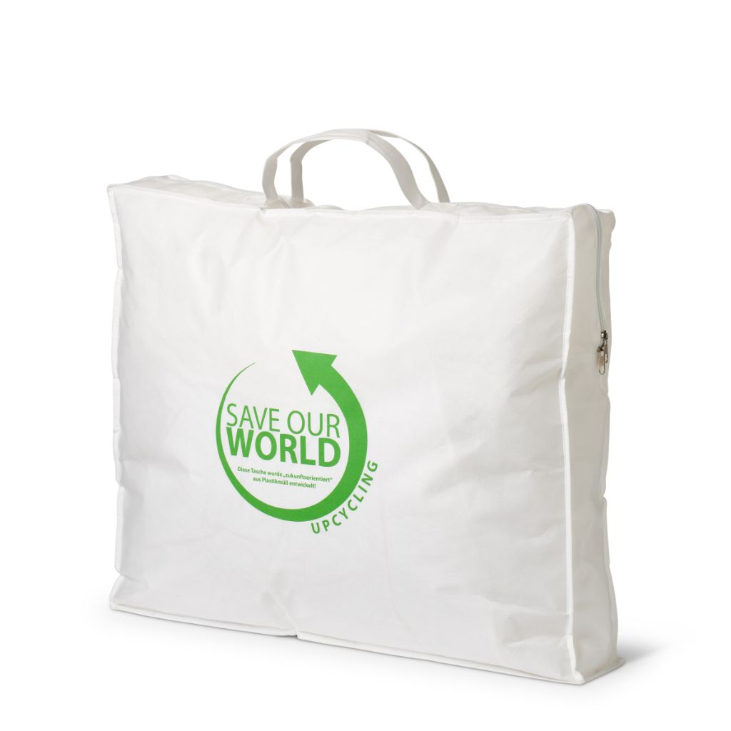 100% recycled PET non-woven bag for quilt | Willems Packaging Rijssen
